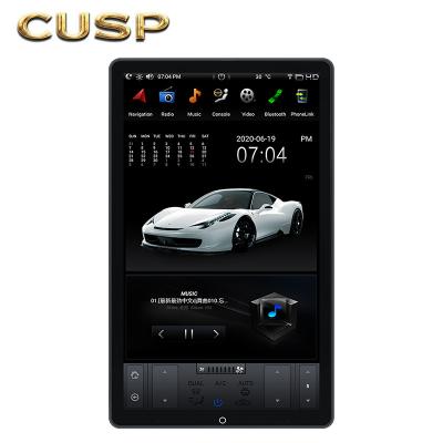 China Automotive Android CAR GPS Vertical Screen 13.6 Inch Universal Adjustable Rotate+Slide Through Front Panel RAM 4G ROM 64G for sale