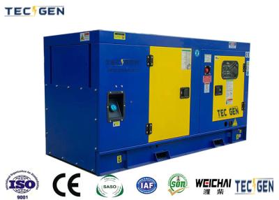 China 1800rpm 20kW Silent Genset Super Silent Weichai Generator Standby For Commercial Buildings for sale