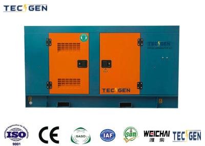 China Standby 39kW Silent weichai diesel generator Genset With Multi Colors Soundproof Canopy for sale