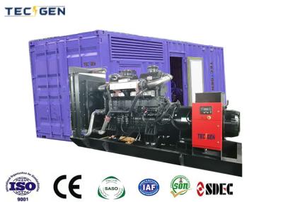 China 1125kVA China engine genset SDEC diesel genset with 20ft container silent canopy for heavy duty use for sale