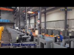 Open Type Ricardo Diesel Generators 37kW 43kVA High Efficiency