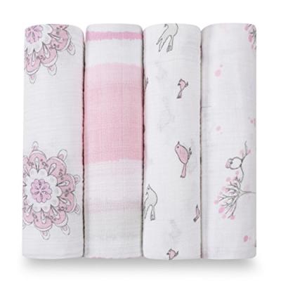 China Newest Design 2018 Newest Design Professional Adjustable Breathable Newborn Infant 100% Infant Muslin Wrap Wrap Blanket for sale