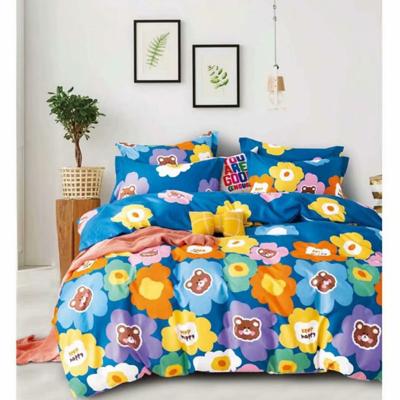 China Simple High Quality Famous Printed Quilt Cover Bedding Printing Cotton Comforter Cover for sale