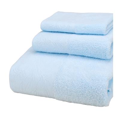 China QUICK DRY 100 Cotton Terry Towel Set With Fringe for sale