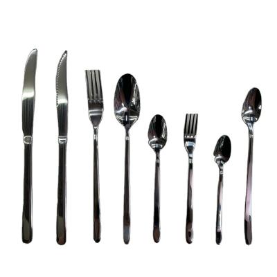 China Sustainable Dinner Picnic Wedding Stainless Steel Dinnerware Set for sale