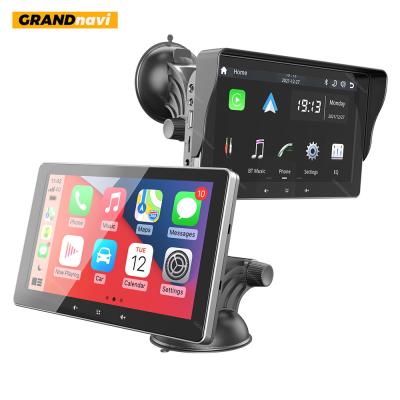 China 7 inch draagbare draadloze carplay gps navigatie universele auto stereo dvd-speler Te koop