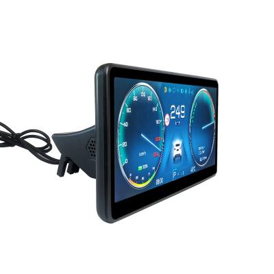 China 2024 9 Inch Tesla Model Accessories Model Y Digital Dashboard Heads Up Display Carplay Android Auto for sale