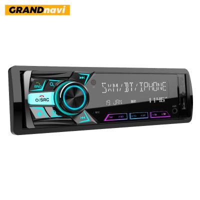 China GRANDnavi Universal Single Din MP3 Car Radio Kleurrijk Licht Fysieke Knop FM Aux USB TF Card BT Te koop