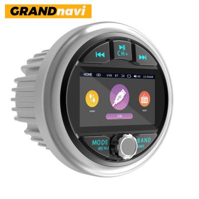 China GRANDnavi Waterproof Bluetooth USB Marine Stereo AM FM Boat Stereo System Head Unit for sale