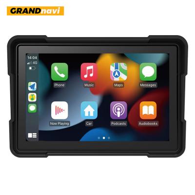 Chine GRANDnavi 5,28 pouces Moto CarPlay Android Affichage de navigation automatique double musique BT étanche à vendre