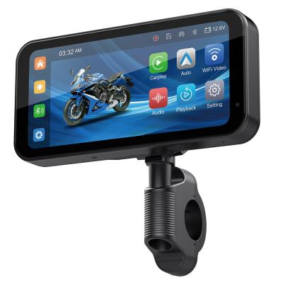 China 6.25Inch Motorcycle Portable Navigation Device motorcycle screen display for sale