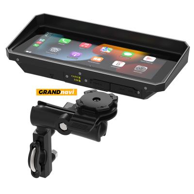 China 6.86 Zoll Kapazitiver Touchscreen Motorrad GPS-Navigation mit abnehmbarer, abnehmbarer Halterung und wasserdichtem Design zu verkaufen