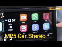 IPS MP5 Car Stereo 7 Inch Mirrorlink AM FM High Definition Dual Camera