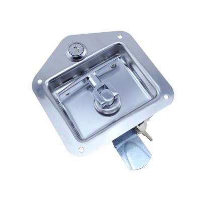 China Cabinets Stainless Steel Tool Box Handle Folding T-Handle Lock, Folding Drop T Locks for sale