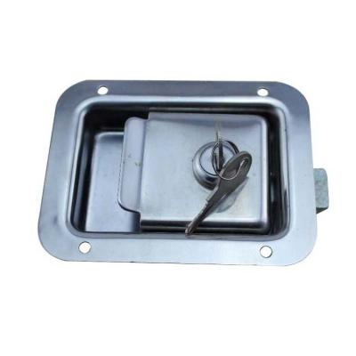 China Recessed Cabinets Stainless Steel Handle Paddle Latch Lock for sale