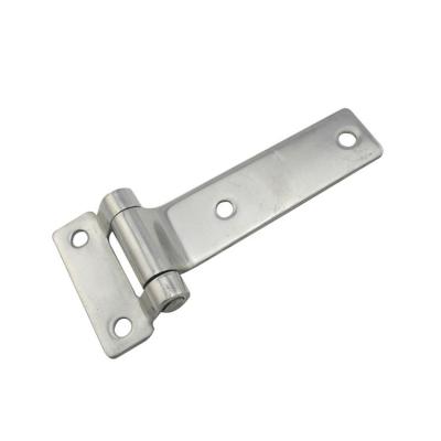 China Truck Stainless Steel Round Bolton Truck Body T Strap Door Hinge for sale