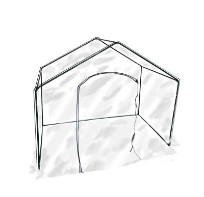 China Easily Assembled Greenhouse PVC Coating Green House Easy Access And Durable Walk In Plant Garden Outdoor Portable Greenhouse for sale