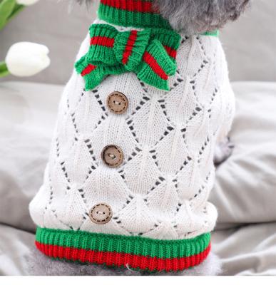 China Sustainable Wholesale High Quality Winter Pet Clothes Knitting Dog Sweater Dog Winter Clothes for sale