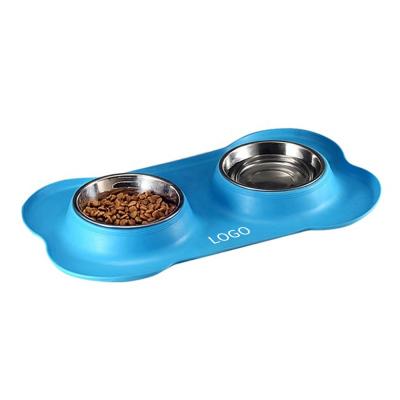 China 2021 Viable Dog and Cat Silicone Pet Bowl Mat Collapsible Logo Customize Customize Silicone Pet Bowl from Wholesale for sale