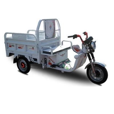 China Cargo semi-enclosed cabin 650W 700W 1000W motorized electric delivery tricycle / express tricycle for sale