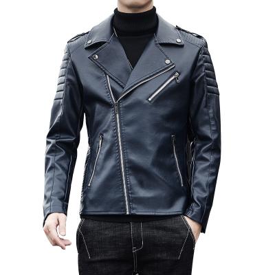 China Wholesale Fashion Waterproof Mens Motorcycle PU Leather Jackets For Men for sale