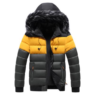 China Anti-wrinkle and warm jackets men light weight winter ribs cotton-padded clothes goose down jacket mens for sale