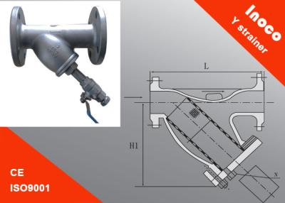 China BOCIN Horizontal / Vertical Y Strainer Filter For Liquid Oil Purification OEM ODM for sale