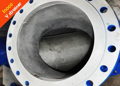 China BOCIN Y Type Petrochemical Filtration Pipeline Strainer Of Carbon Steel Housing for sale