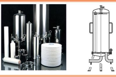 China BOCIN SS Stainless Steel Industrial Cartridge Filters Housings For Liquid Filtration for sale