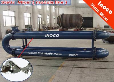 China BOCIN CE SK Stainless Steel Static Mixer For Liquid Mixing Static Inline Mixer for sale