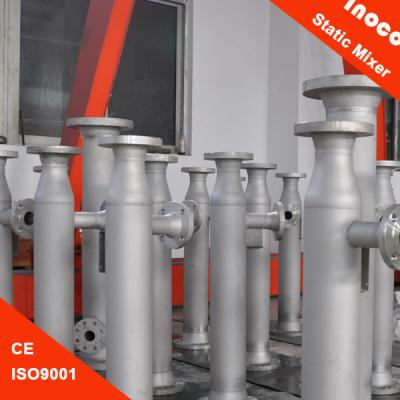 China BOCIN Stainless Steel SK Static Inline Mixer For Solid - Liquid Mixing , Customized Static Mixer for sale