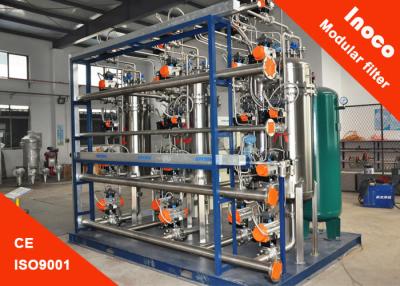 China Stainless Steel Skid Mounted Filtration Equipment For Liquid Purification for sale