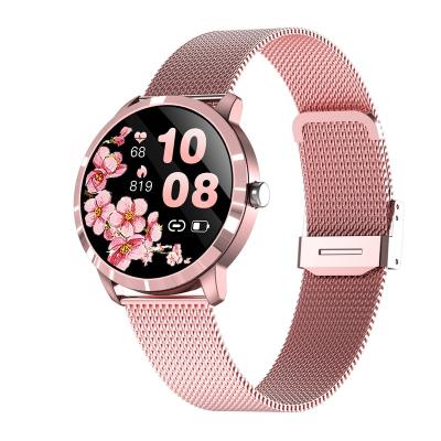 China Touch Screen Smart Watch Women Q8L Fashion Style With Heart Rate Checker Stainless Smart Watch Sleep Monitor for sale