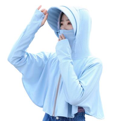 China Long sleeve 2021 new summer anti-ultraviolet sun protection shirt, breathable sun protection shawl, thin sun protection clothing coat for sale