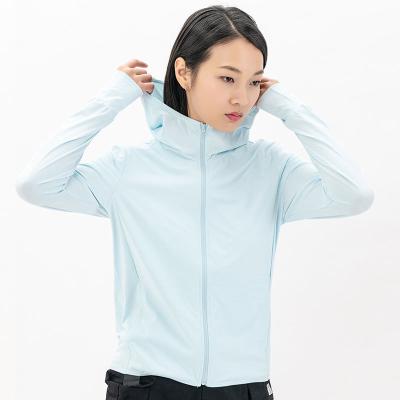 China 2021 New UPF50+ Sun Protection Women's Long Sleeve Ice Outdoor Sports Jacket Fashion Lightweight Breathable Sun Protection Clothing for sale