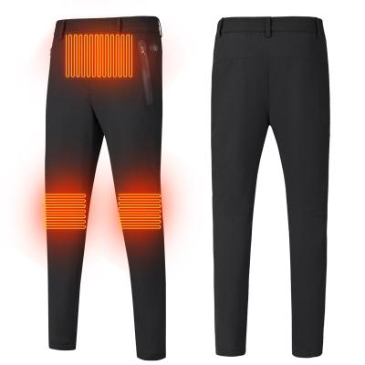 China Anti-pilling rechargeable battery heated pants heater pants OEM for cold weather men's ladies heating pants battery for sale