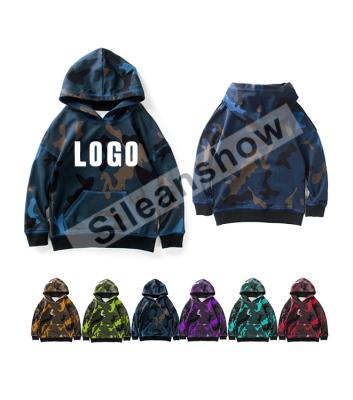 China 2021 Autumn Breathable Funny Terry Camo Boy Kids Clothing Custom Casual French Hoodie for sale