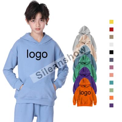 China Breathable Custom Multi Color Kids Winter French Terry Kids Clothing Boys Girls Hoodie for sale