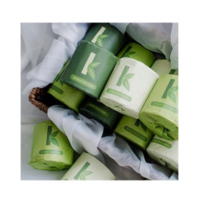 China Custom Designed Cheapest Brown Wrapping Tissue Eco - Friendly Fluorescent Free Toilet Paper for sale