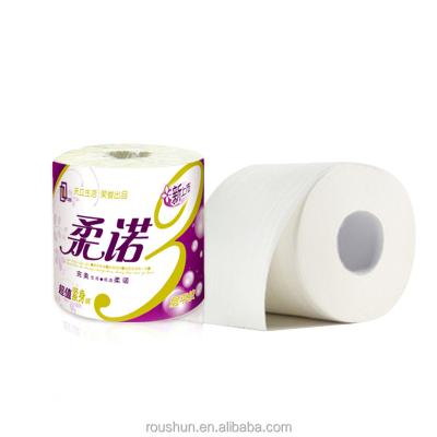 China China Factory Wholesale Price Logo Toilet Living Soft Comfortable Tissue Paper Roll for sale