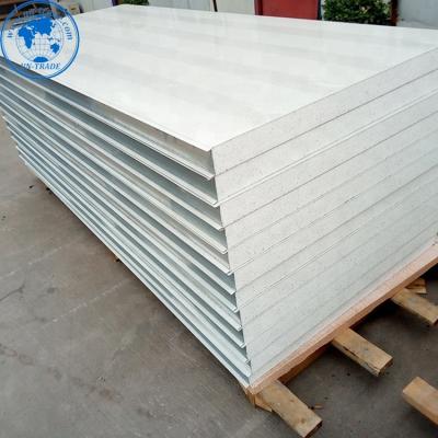 China Modern cement board mineral wool eco exterior access fiberglass sandwich panel for bakery equipment and case prefabbricated home for sale