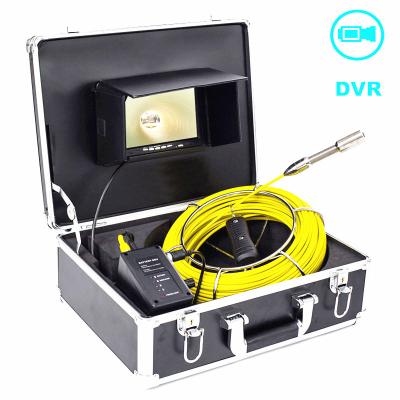 China Push Rod 7 Inch Monitor 23mm Camera Head Pipe Inspection Camera 20M Cable Sewer Drain with DVR Function Used for Pipe Inspection for sale