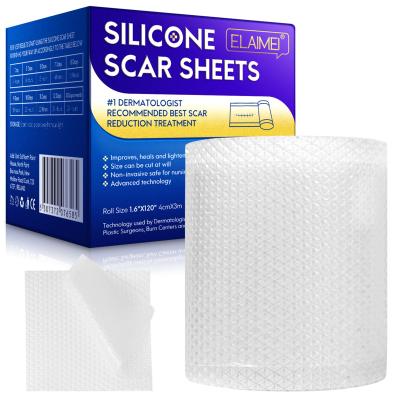 China Health Care Elaimei Silicone Scar Sheet Private Label Skin Care Medical Correction Scar Roll 3 Meters Silicone Scar Sheets for sale