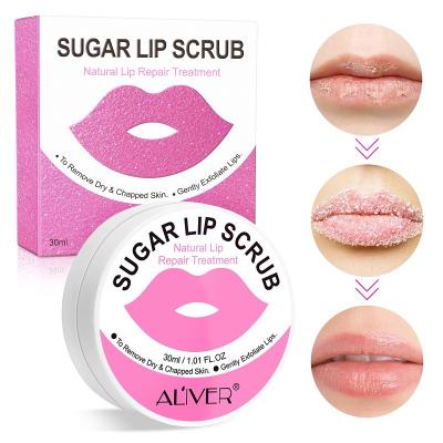 China OEM Natural Sugar Lip Scrub Waterproof Private Label Exfoliating Nourishing Moisturizing Lip Balm for sale