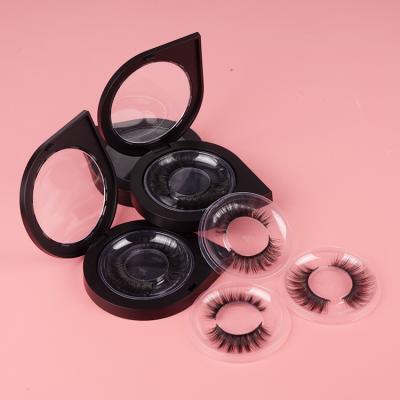 China Custom Lash 3D Silk Lashes Strip Lashes Wholesale Make Your Own Eyelash Box for sale