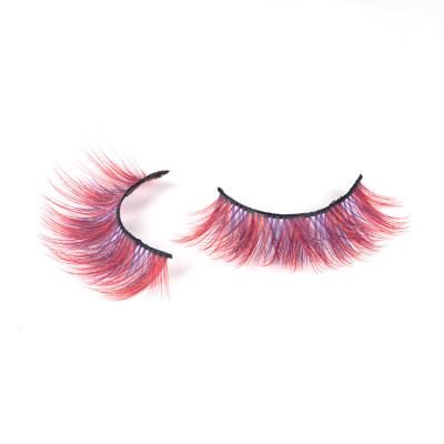 China Custom Online Wholesale Fashional 3D Star Beautiful Free False Mink 20 Color Eyelashes for sale