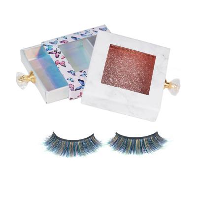 China Custom Wholesale New Design Private Label Eyelashes Comfortable Colorful 3D Mink Eyelashes for sale