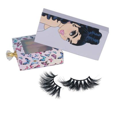 China Custom Cotton Strip 3D Black Mink Lashes Lashes Beautiful Natural Cruelty Free Mink Eyelashes for sale