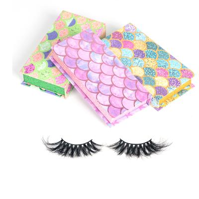 China 3d false eyelashes mink eyelash supplier custom natural mink eyelash with custom packaging for sale