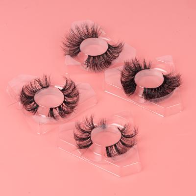 China 3D False Eyelashes Handcrafted Custom Made Real Mink Eyelashes Full Strip Lashes for sale